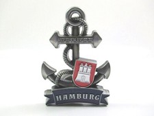 Hamburg Anker Magnet Metall Souvenir Germany ...