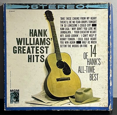 Hank Williams “Greatest Hits” 3 3/4 ips Reel to Reel Tape • tested 4