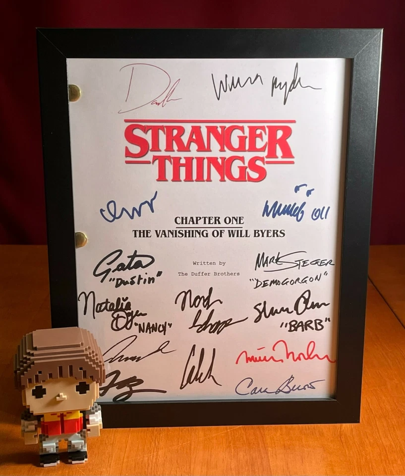 Stranger Things Pilot Script Signed- Vanishing of Will Byers- Autograph Reprints - Image 3 of 4