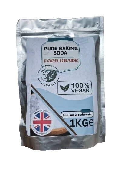 1KG Sodium Bicarbonate of Baking Soda Bicarb Vegan 100% Pure Food Grade Fine - Picture 1 of 3