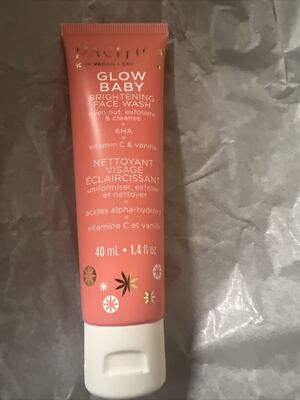 Pacifica Glow Baby Brightening Face Wash Vitamin C & Vanilla 1.4 Oz