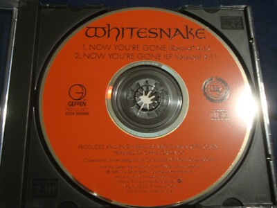 Whitesnake Now You're Gone promo cd