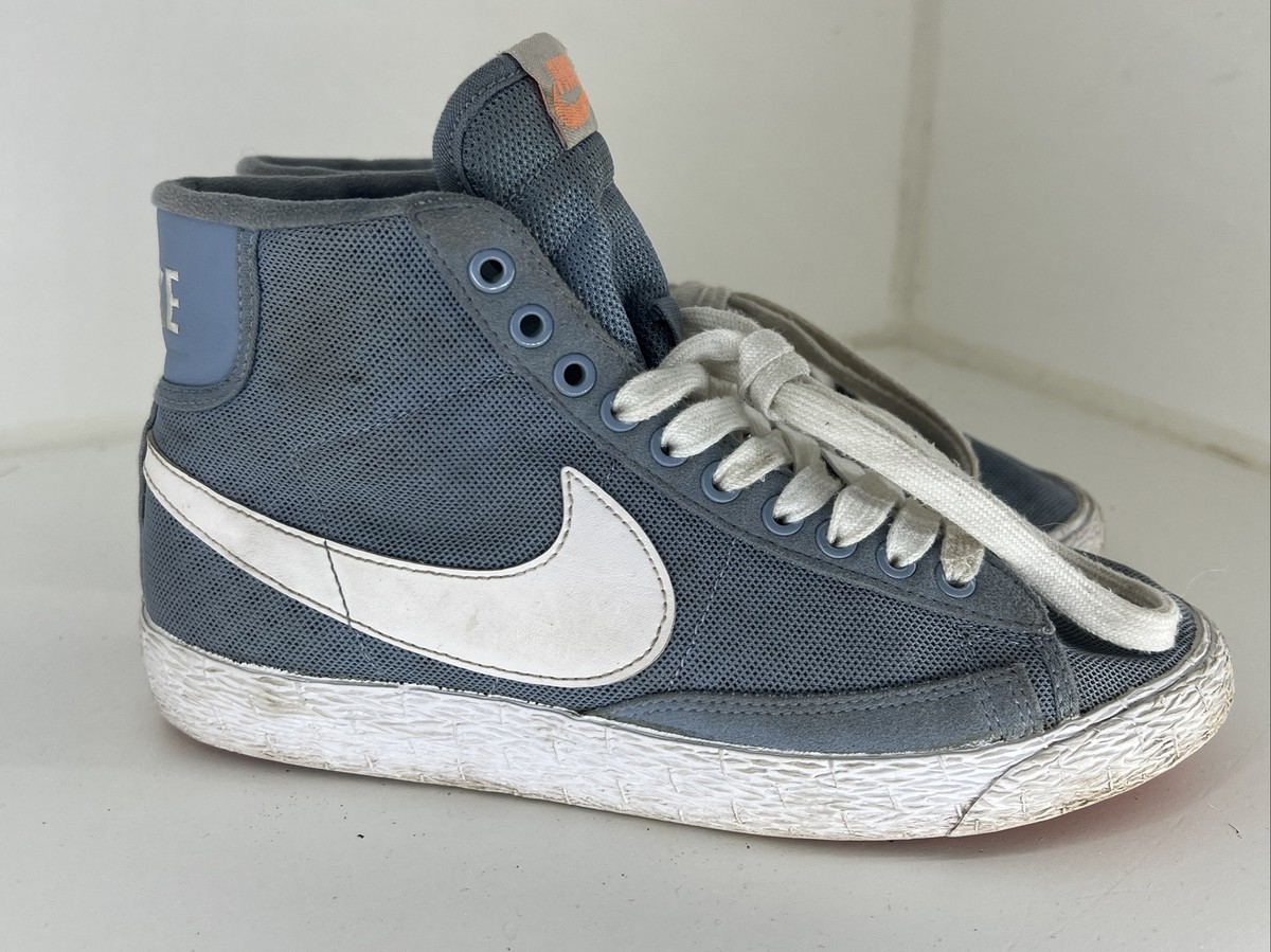 NIKE BLAZER MID-MESH 579956-400 SNEAKERS SHOES COOL BLUE WHITE WOMEN’S SIZE 