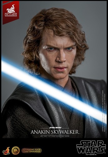 EXCLUSIVO HOT TOYS STAR WARS ANAKIN SKYWALKER EDICIÓN ARTESANAL 1 DE 3000 DX34AE! - Imagen 4 de 23