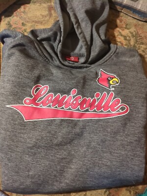 Sweat à Capuche Louisville Cardinals - Taille Jeune 16/18 - Occasion Très Bon État - Campus Heritage