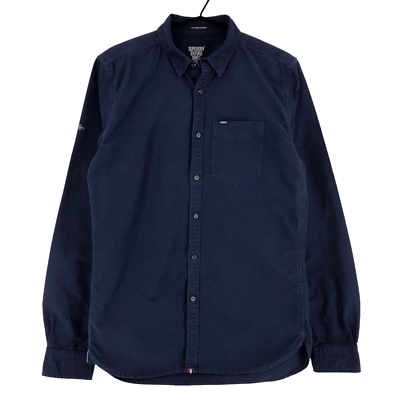 Chemise Homme Superdry - Taille S - Rouge Avec Détails Blancs Et Gris - Coupe Slim - NEUVE Sans Étiquettes