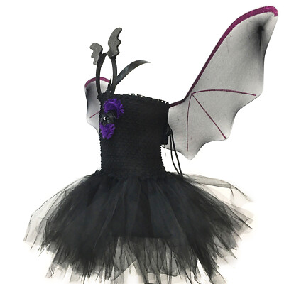 TAXTYHRE Fledermaus Haarreif & Halsband - Halloween Kostüm Accessoire
