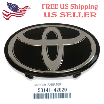 Toyota Front Grille Emblem Logo Highlander 2017 2018 2019 facelift - Bild 1 von 2