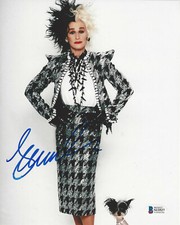 GLENN CLOSE SIGNED '101 DALMATIANS' 8X10 PHOTO ACTRESS PROOF BECKETT COA BAS