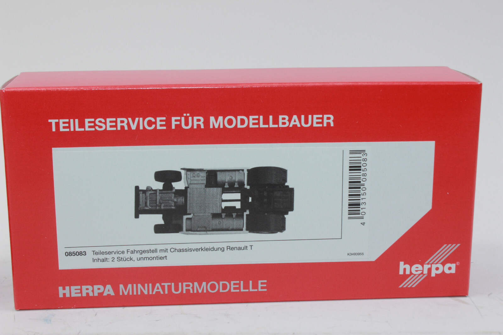 Herpa 085083 Chassis Renault T with Chassis Cover 1:87 H0 NEW in OVP
