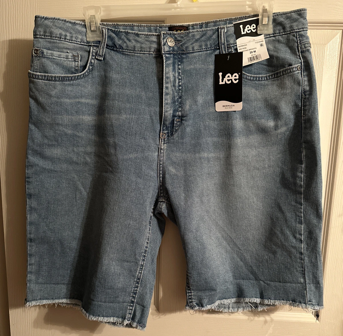 Lee mid rise bermuda shorts shop
