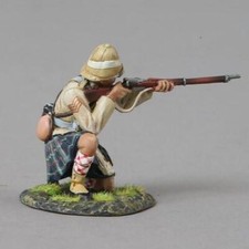 VW002E - Highlander Sergeant Kneeling Firing - Scramble for Africa - Thomas Gunn
