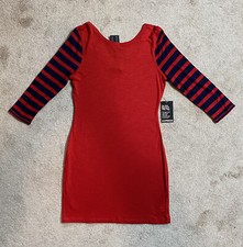 Express Dress Tunic Reversible Neckline Size Small - NWT