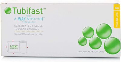 Tubifast gelber elastischer Schlauchverband 10,75 cm x 3 m x 6