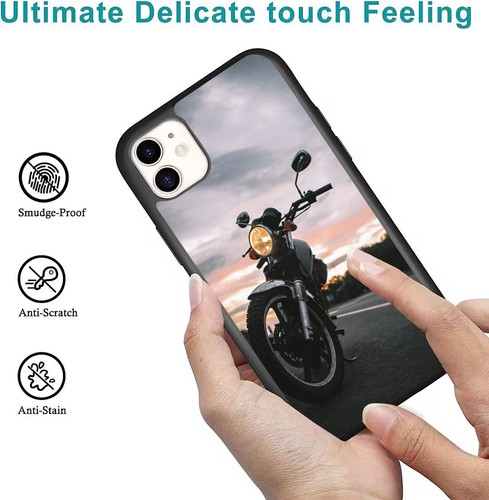 For iPhone SE XS XR Max 5 6 7 8 Plus Motor Light Motorcycle Wheel Cover Friendly - Picture 10 of 25