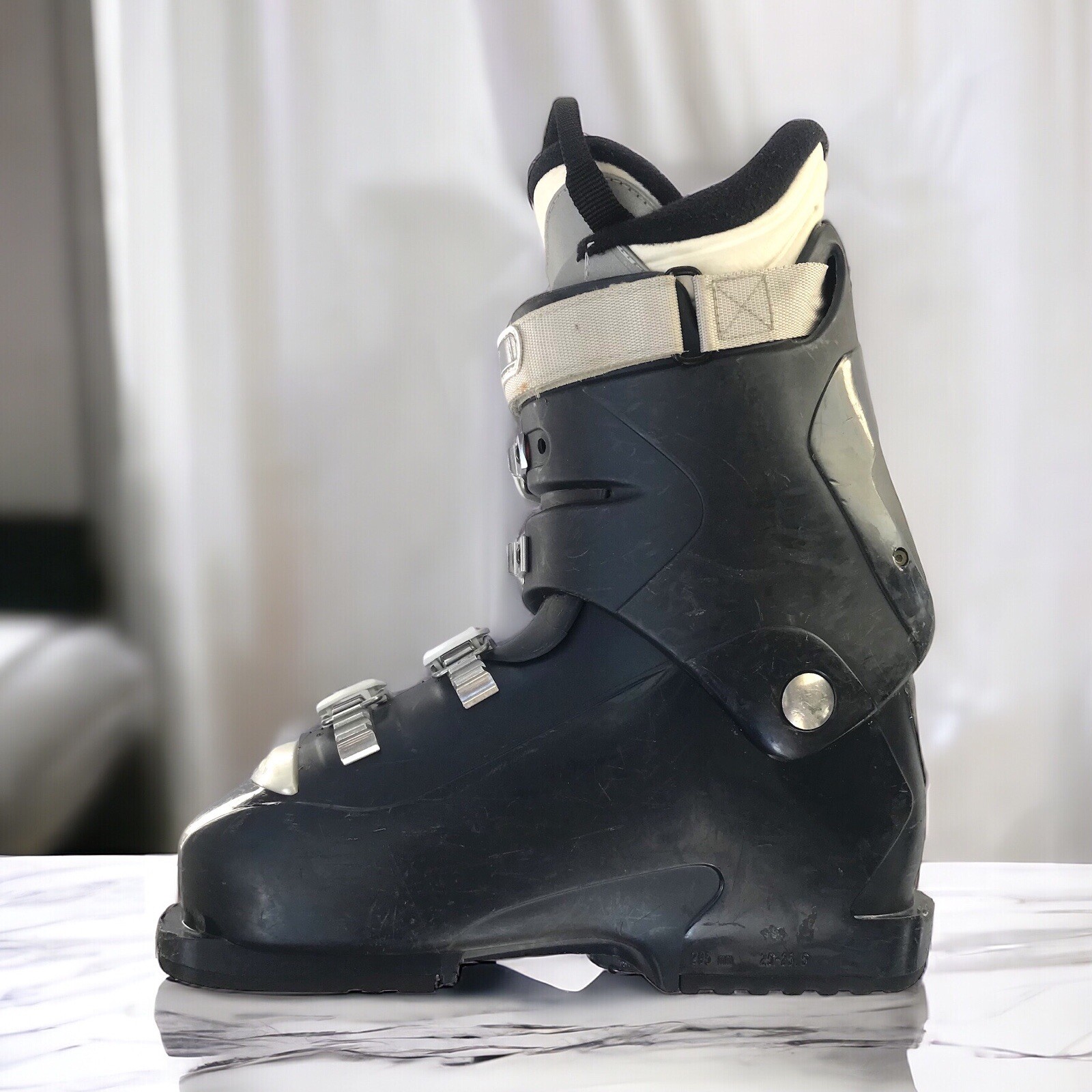 SALOMON CHARM HALO 7 Switch passeggio sci bianco blu STIVALI DA SCI DONNA 25 25 5 US8 5