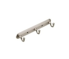 Moen Yorkshire 10'' Bar Triple Robe Hook Brushed Nickel