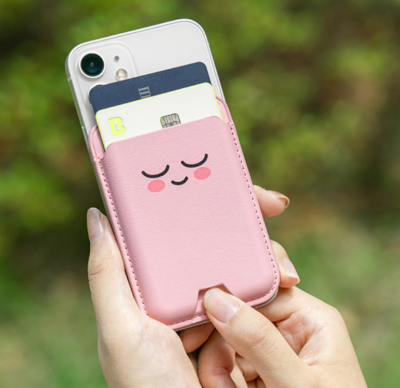 KAKAO Friends MagSafe MAGNETIC CARD WALLET for 2 Cards RYAN Apeach