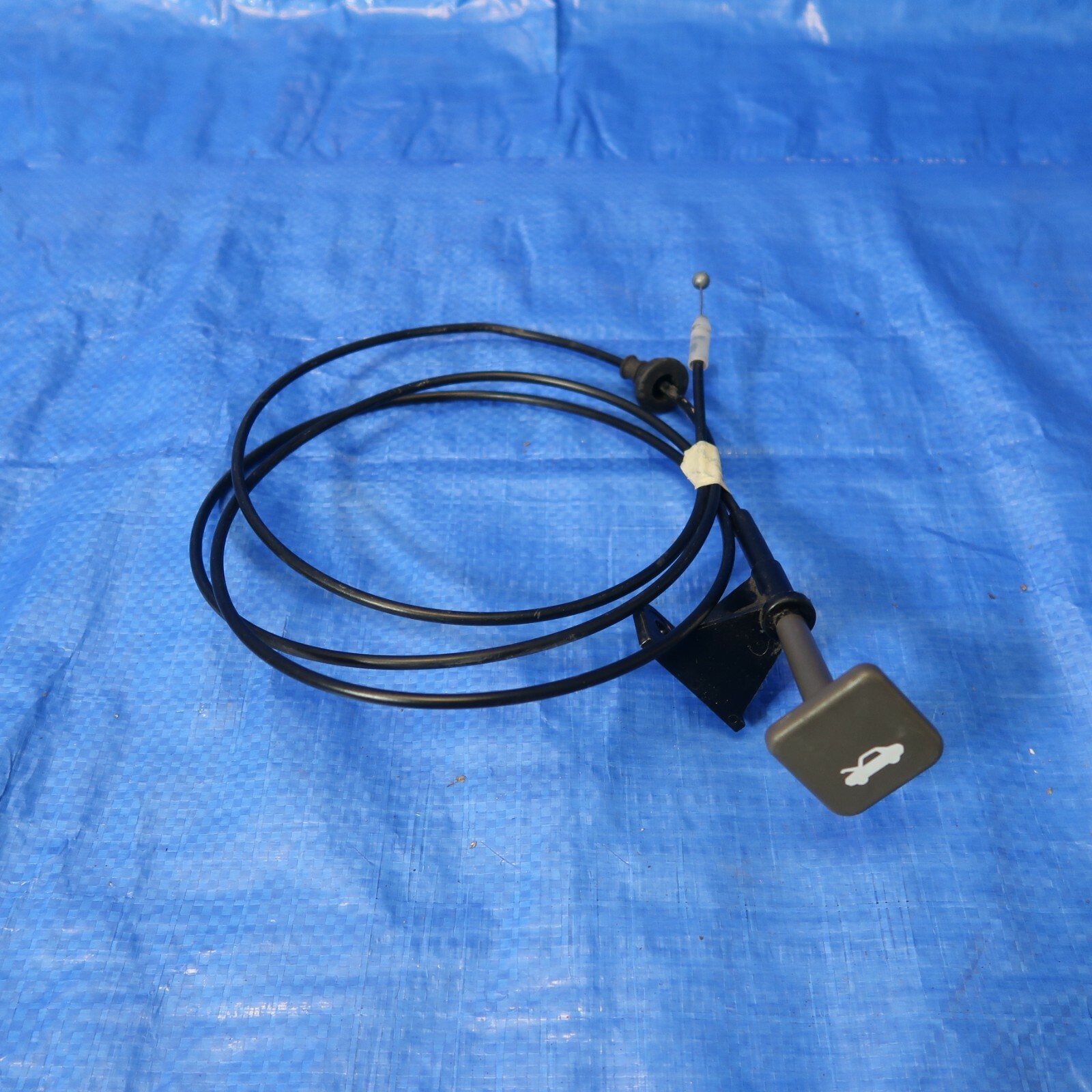 0206 RSX BLACK HOOD RELEASE CABLE PULL HANDLE LATCH ACURA OEM FRONT