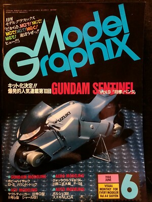 Model Graphix Japan Magazine Japanese Text June 1988 Volume 44