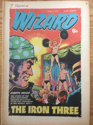 The Wizard 9/4/77  Kari - Lord Of The Swords, Scrappy, DC Thompson UK Comic 