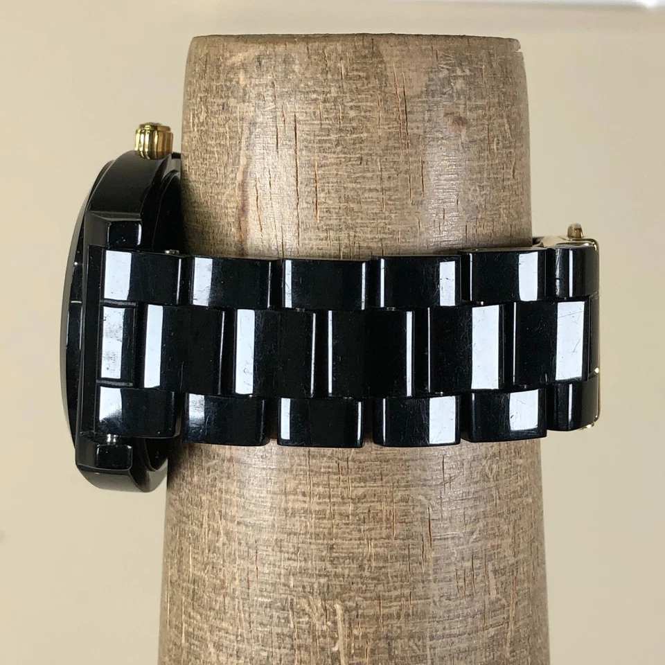 Reloj de cuarzo Nixon Time Teller acetato para mujer negro acero inoxidable 40 mm 6" Foto 3 de 4