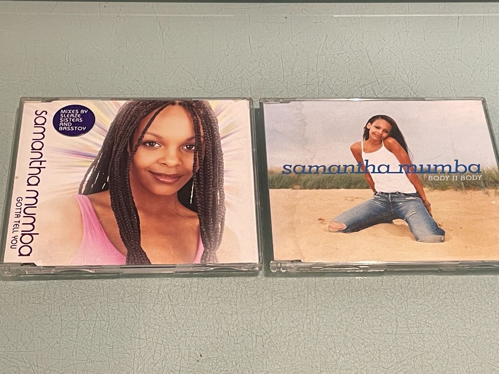 Samantha Mumba - 2 CD Singles - Body II Body & Gotta Tell You - 2000 Wild Card