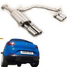 GESTEC Endschalldämpfer Seat Ibiza 6J ab Bj. 08 Serienheck 3- & 5tür. 2x76mm