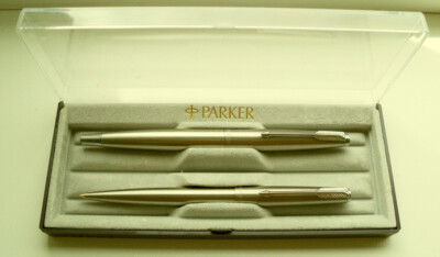 RARE PARKER 45 FLIGHTER Set of 2, A R G E N T I N A MADE! Approx 1970