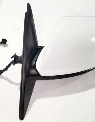 2009 2014 Audi Q5 OEM Front Left Side View Mirror Power Ibis White
