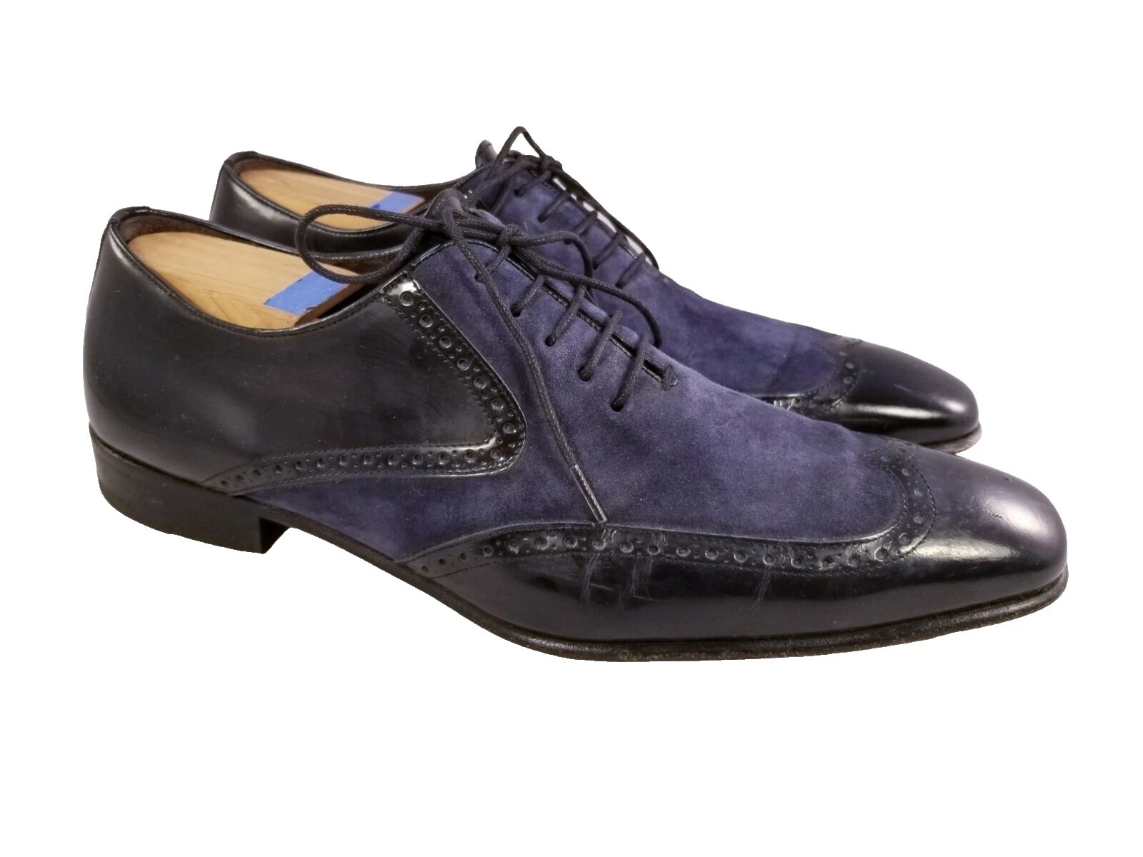 Mezlan Leather Upper Multicolor Dress Shoes for Men