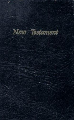 Bib New Testament of Our Lord and Savior Jesus Christ: KJV Black Imitation Leat