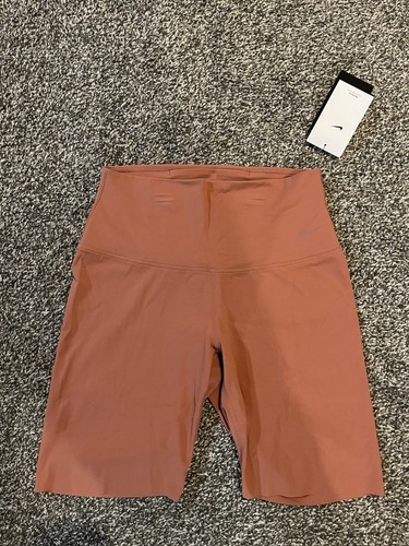 Nike Zenvy hoch tailliert 8" Biker-Shorts neu mit Etikett