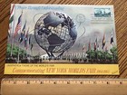 1964 NEW YORK WORLDS FAIR FLEETWOOD OVERSIZED UNUSED FIRST DAY COVER — photo 1