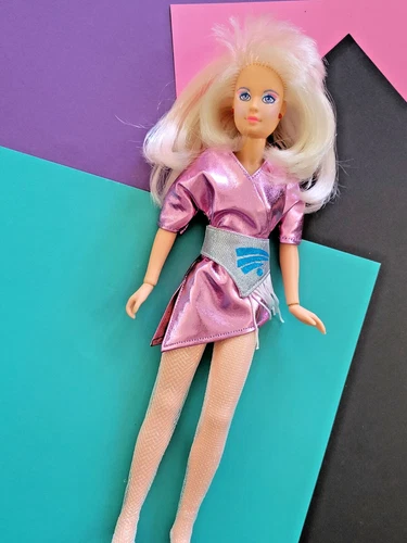 Custom Jem Doll with fashion Holograms Jerrica doll Vintage 1985