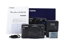 Canon PowerShot SX740 HS Black 20.3MP 40x Optical Zoom Digital Camera Mint