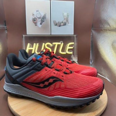 Saucony Mad River TR 2, Scarlet/Shadow, Men s Sz 14