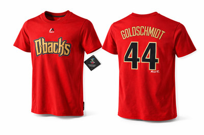 Majestic Jugend Arizona Diamondbacks Paul Goldschmidt T-Shirt Klein