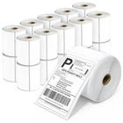 4"x6" Direct Thermal Shipping Labels 250/Roll Perforated For Zebra,Rollo,Jadens