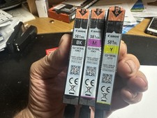 Canon Ink Cartridges, PGI-580PGBK CLI-581BK CLI-581C CLI-581M CLI-581Y, (Setup )