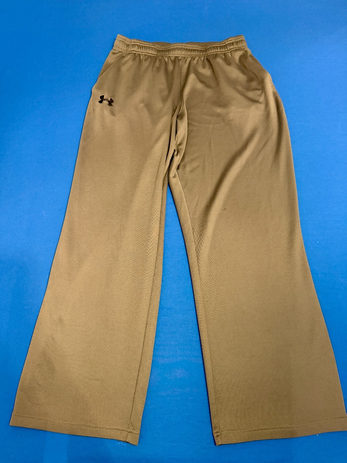 Under Armour Loose Fit Men's Athletic Pants Gray Size Large Wide Leg