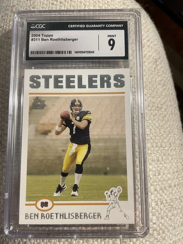 2004 Topps - Ben Roethlisberger #311 (RC) CGC 9