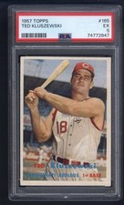 1957 Topps #165 Ted Kluszewski PSA 5  PLEASE READ DESCRIPTION