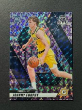 JOHNNY FURPHY 2024-25 MOSAIC ROOKIE PURPLE SNAKESKIN PRIZM #202 RC /24 Pacers