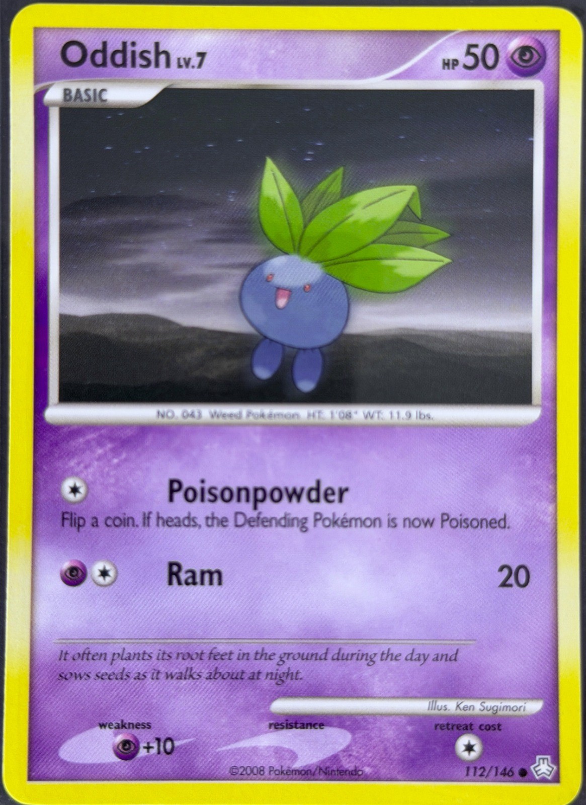Oddish Common Legends Awakened 112/146 LP