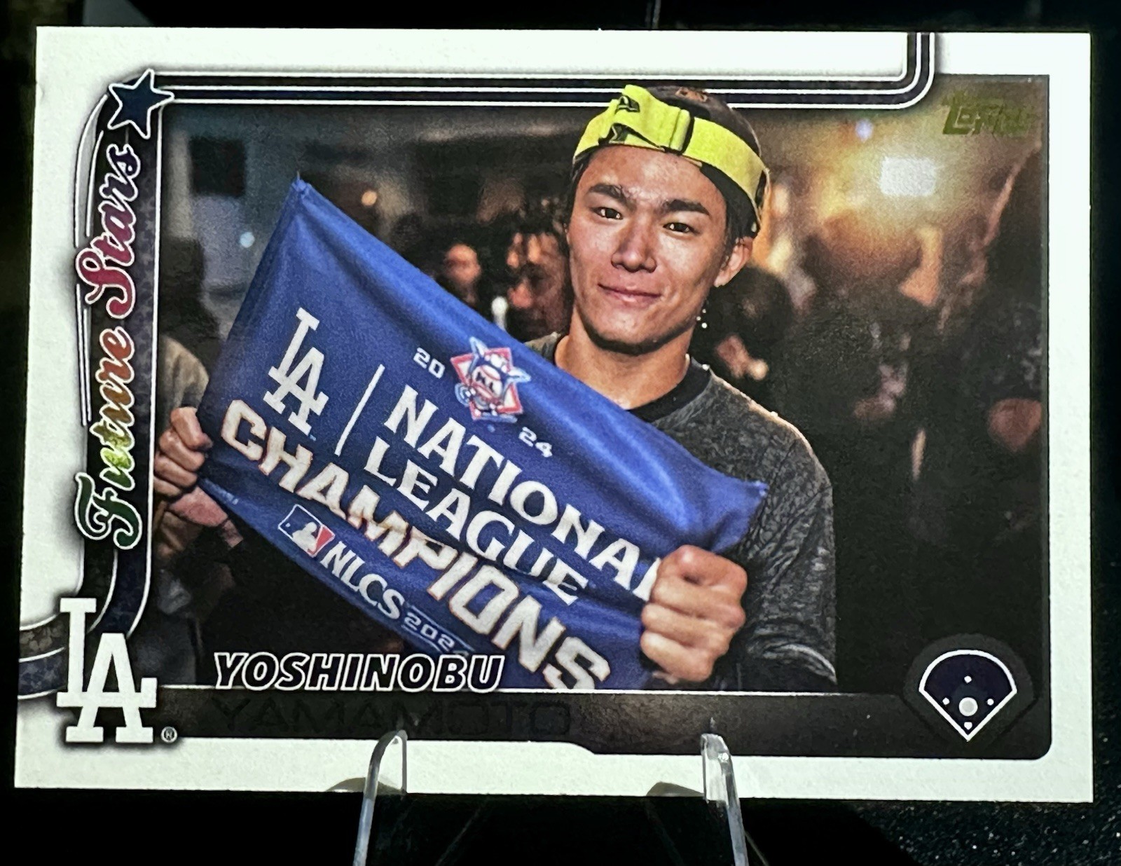 YOSHINOBU YAMAMOTO 2025 Topps Series One #231 Golden Mirror Dodgers WS MVP