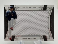 2023 National Treasures GAVIN WILLIAMS Rookie Rookie Silhouettes /49 #RSGW