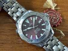 Omega Seamaster "Peter Blake Ti" 41mm Titanium Dive Watch -RARE Crimson- 2231.80 2