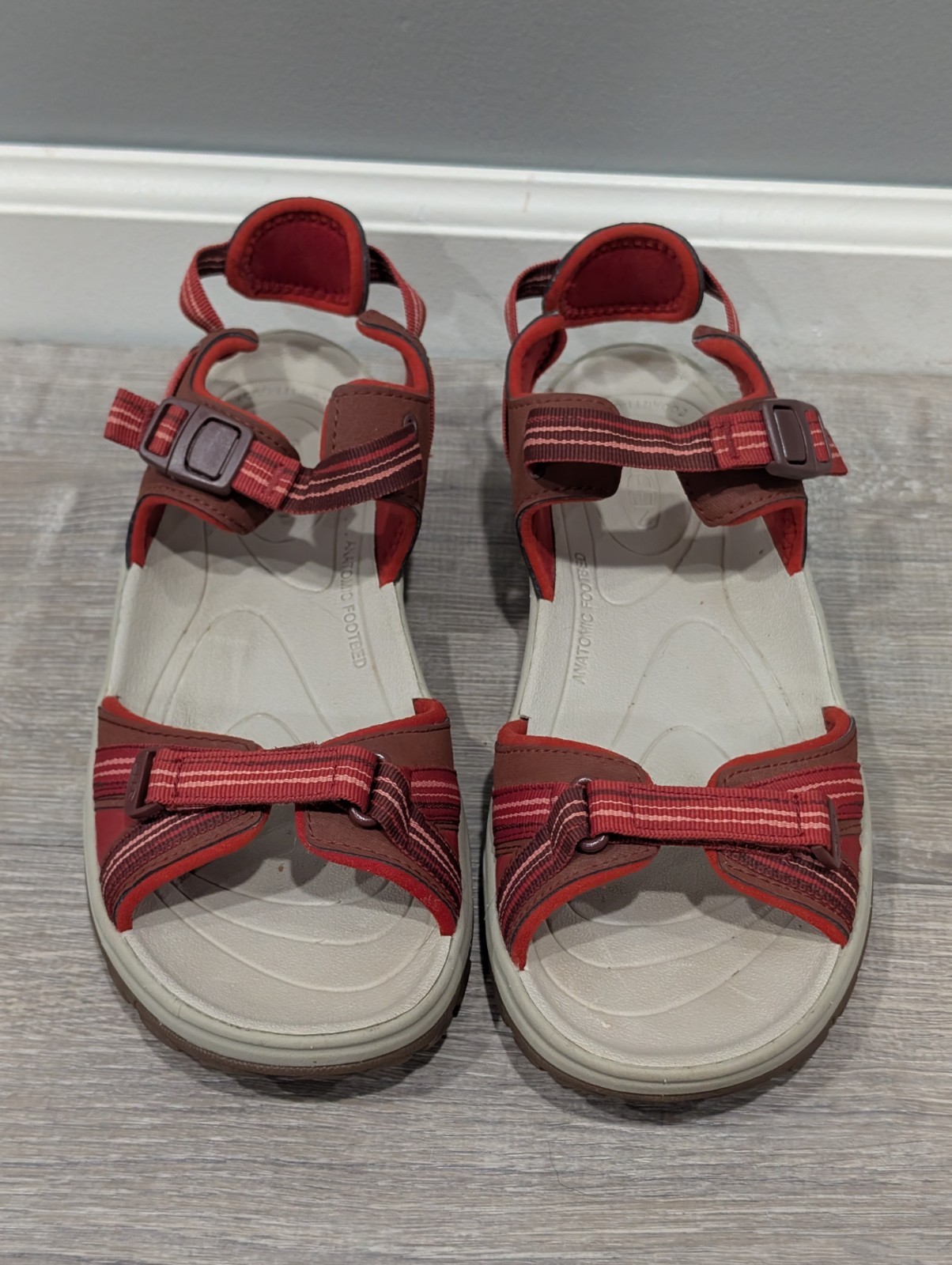 Sandali Keen Terradora II donna taglia 9 5 rossi punta aperta regolabile scarpa sport acquatici