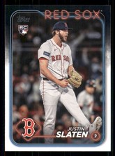 Justin Slaten 2024 Topps Update #US178 RC Boston Red Sox